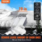 Snow Roof Rake, 30FT Reach Aluminium Shovel With Slide Cloth, Wet Leaves. Fixed Price $99.99.