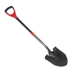 Gemplers Sawtooth Roundpoint Shovel With D-grip, Fiberglass Handle, Durable. Fixed Price $84.78.