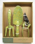 Smith & Hawken Aluminum Pruner Cultivator Trowel Gardening Set Green Floral 3P. Fixed Price $20.00.