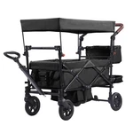 Vevor Wagon Stroller For 2 Kids With Adjustable Handle, Encircling Harness Remov. Fixed Price $182.01.