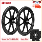 20" Flat Free Wheels Compatible With Rubbermaid Wheelbarrow Tires, 5/8" Bearings. Fixed Price $77.56.