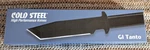 Cold Steel -gi Tanto Early Production Model Fixed Blade Knife Box & Sheath 80PGT. Fixed Price $39.99.