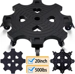 20 Inch Plant Caddy With Wheels - Heavy Duty Outdoor Indoor Rolling Stand. Fixed Price $49.12.