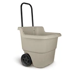 Suncast 15 Gallon Resin Rolling Lawn And Utility Cart, Beige, Free Ship. Fixed Price $34.00.
