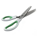 Bluesnail Stainless Steel Pinking Shears Comfort Grip Handled Serrated, Green. Fixed Price $16.99.