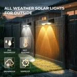 2PC Solar Fence Lights Outdoor For Backyard Railing Step Patio Wall Garden Lamp. Fixed Price $9.99.