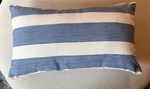 Pottery Barn Striped Lumbar Pillow Indoor Outdoor 13 X 23 No Zip. Fixed Price $35.00.