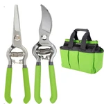 Workpro 2PCS 8" Pruning Shears Set/garden Tool Bag W/ Pockets Kit. Fixed Price $20.42.