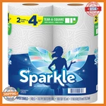Sparkle Tear-a-square Paper Towels, Double Rolls, 220 Sheets Strong. Fixed Price $10.80.