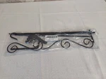 Akeydeco Garden Flag Stand Black Metal Scroll Design High Winds New Holder. Fixed Price $12.15.