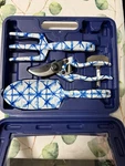 Expert Gardener Shibori Gardening Tool Set With Carrying Case (23 Pieces). Fixed Price $20.00.