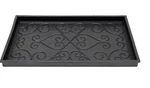 Achla Designs Black 24 In. Wide Multi Purpose Rubber Area Boot Small Tray. Fixed Price $24.99.