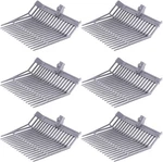 Lasnten 6 Pcs Manure Fork Head Bulk 18 Tines Pitch Replacement (gray). Fixed Price $39.99.