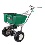 Lesco High Wheel Fertilizer Spreader With Manual Deflector - 80 Lbs. Hopper. Fixed Price $809.95.