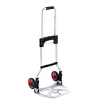Telescoping Steel Handle Foldable Truck 176LB Load Durable Tpr Wheels. Fixed Price $54.99.