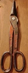 Vintage Lakeside Tools 12 Shears Forged Steel , Red. Fixed Price $10.00.
