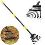 Rake, Garden Leaf Rakes For Lawns Heavy Duty, Yard Metal Tools With 9" S.... Fixed Price $30.47.