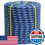 Derzinet Double Braided Arborist Rigging Rope 3/4 X 150 Ft Strength Bull. Fixed Price $176.88.