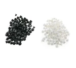 Sjzbin 200PCS Plastic Round Hole Plugs 5MM (3/16") License Black And White. Fixed Price $13.99.