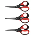 Livingo 8" Premium Scissors For Office, Multipurpose Titanium 3 Red/black. Fixed Price $26.16.