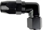 Female Swivel 90 Degree Elbow Aluminum 06 Hose End Low 6AN, Black. Fixed Price $23.04.