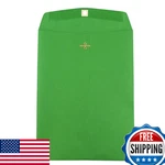 Jam Paper 9X12 Green Recycled Envelopes W/ Clasp Closure - 25/PACK. Fixed Price $29.35.