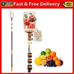 Fruit Picker Pole With Basket Telescoping 4-12 Ft Apple Extension // Telescopic. Fixed Price $69.99.