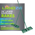 Lawn Leveling Rake 24 Inch Steel 37 Handle Leveler Yard. Fixed Price $104.99.