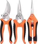 3 Pcs Shears, Stainless Steel Gardening Scissors, Pruning For. Fixed Price $11.65.