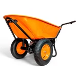 Superhandy Wheelbarrow Utility Cart Electric 24V Dc 330LBS Max Load Orange. Fixed Price $1102.14.