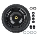 14.5-4.80/4.00-8" Flat Free And Black Hub For Wheelbarrow Solid Tires. Fixed Price $59.99.