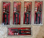 Lot Of 5 - Husky 6 Garden Micro Snip Pruning Shear Stainless Steel Blades New. Fixed Price $40.00.