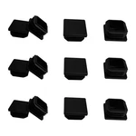 Zyyc 1.25 Inch Square Plastic Plugs, 1/4 (12 Pack), Black. Fixed Price $10.47.