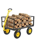Garden Cart Lbs Heavy Duty 2 In Steel Wagon Black Yellow V1400 Vevor Yard. Fixed Price $299.99.