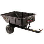 Utility Cart 10 Cu.ft. 650LB Heavy Duty Tow Behind Poly Dump Brinly Hitch. Fixed Price $540.99.