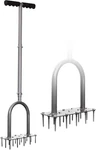 Lawn Aerator Spike Metal Manual Dethatching Soil Aerating With 15 Iron. Fixed Price $45.93.