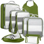 Cipway Compression Packing Cubes Mesh, Lightweight Luggage Organizer Bags Wit.... Fixed Price $34.54.