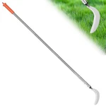 Hradhol Weeding Sickle,stainless Steel Long Handle Double Serrated Blade Gras.... Fixed Price $18.65.