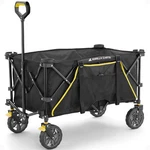Gorilla Carts 7 Cubic Feet Foldable Utility Wagon With Oversized Bed (open Box). Fixed Price $191.09.