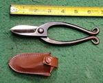 Vtg Kotobuki Japanese Iron Ikebana Shears, Bonsai, Flower Arragements. Fixed Price $38.00.