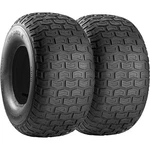 (qty 2) 20X8.00-8 Carlstar Turf Saver Ii 63A3 Load Range Black Wall Tires. Fixed Price $150.98.