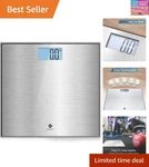 Stainless Steel Digital Body Weight Bathroom Scale Step-on Technology Large B.... Fixed Price $41.79.