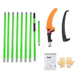 30 Feet Tree Pole Pruner Durable Trimmers Handle Green Manual Branches. Fixed Price $66.84.