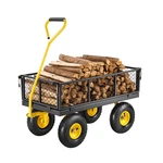 Vevor 500LBS Steel Garden Cart, Heavy Duty Wagon With 10" All-terrain Tires. Fixed Price $75.89.
