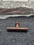 (25 Pieces) Netafim Techline T12TEE 12MM Barbed Insert Drip. Fixed Price $19.99.