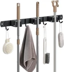 Broom Hanger And Mop Holder, Heavy Duty Garden Tool Organizer 3R4H, 1 Pack. Fixed Price $14.63.