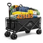 Heavy Duty Collapsible Wagon, All-terrain Large Wheels Foldable Utility Cart,.... Fixed Price $71.00.
