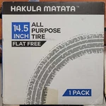 Hakula Matata - 14.5" Flat Free All Purpose Tire Niob. Fixed Price $24.99.