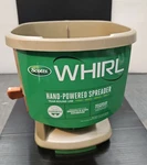Scotts Whirl Hand-powered Spreader For Grass Seed, Fertilizer, Salt Ice Melt. Fixed Price $26.99.