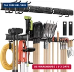 Garden Tool Organizer Wall Mount, 48 Inches Storage Rack With Adjustable Ho. Fixed Price $78.11.